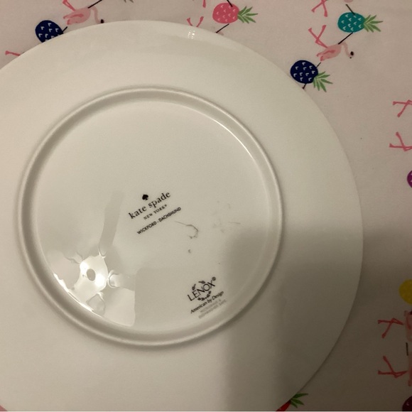 Kate Spade ,New York, Lenox , plates, size 8 1/4 “ diameter ,total 4 plates - Picture 6 of 9